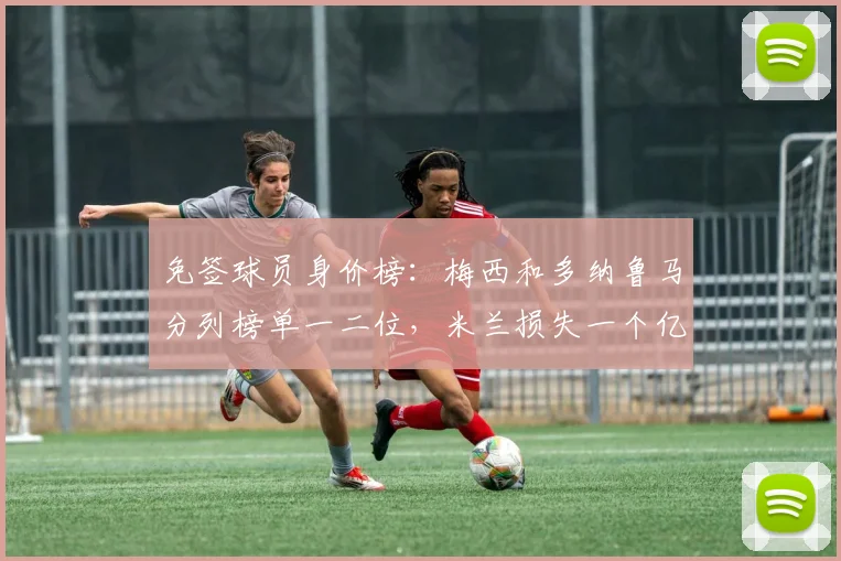 免签球员身价榜：梅西和多纳鲁马分列榜单一二位，米兰损失一个亿